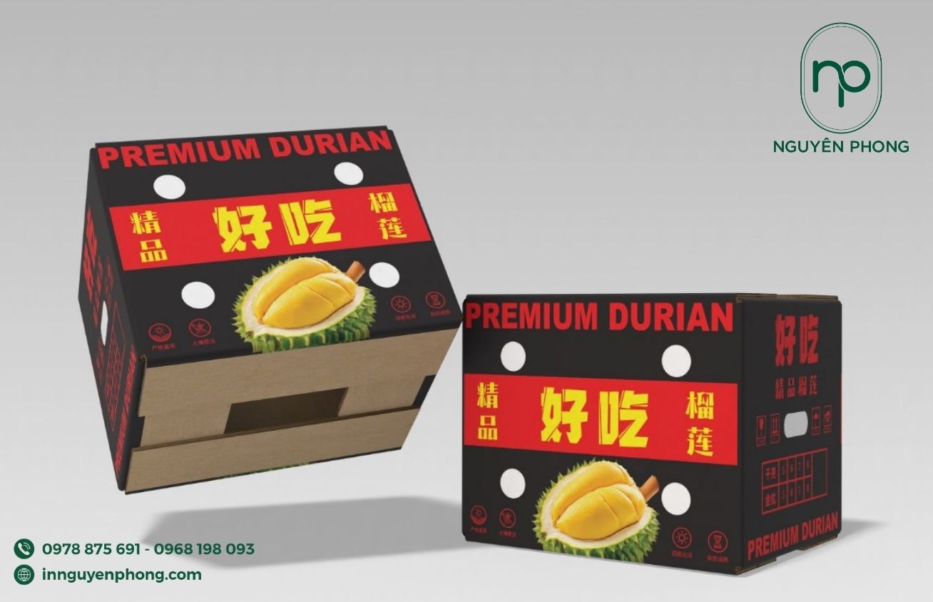 In thùng carton đựng sầu riêng tại TP.HCM uy tín